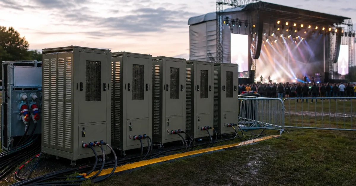 Fünf Batterien beim Festival: Was Way Out West über echte Lastspitzen zeigt