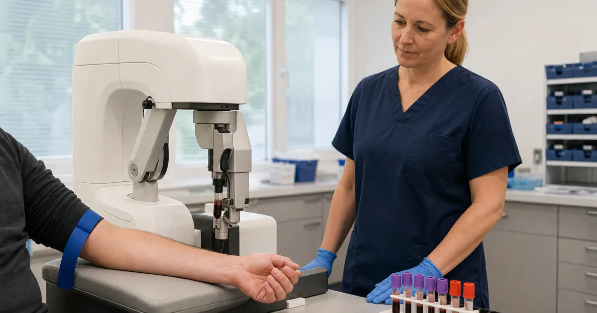 Wenn der Roboter Blut abnimmt: Was die FDA-Zulassung für Patienten wirklich bedeutet