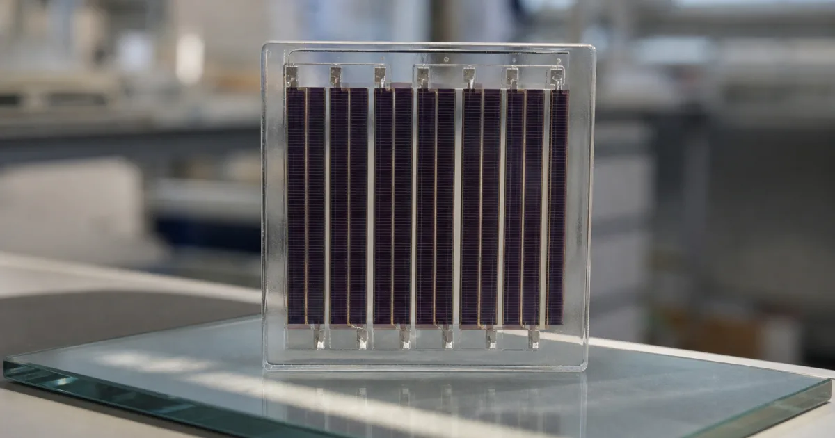 Solarmodule mit Durchblick: Was 43,2 Prozent Transparenz bei organischer PV wirklich ändern