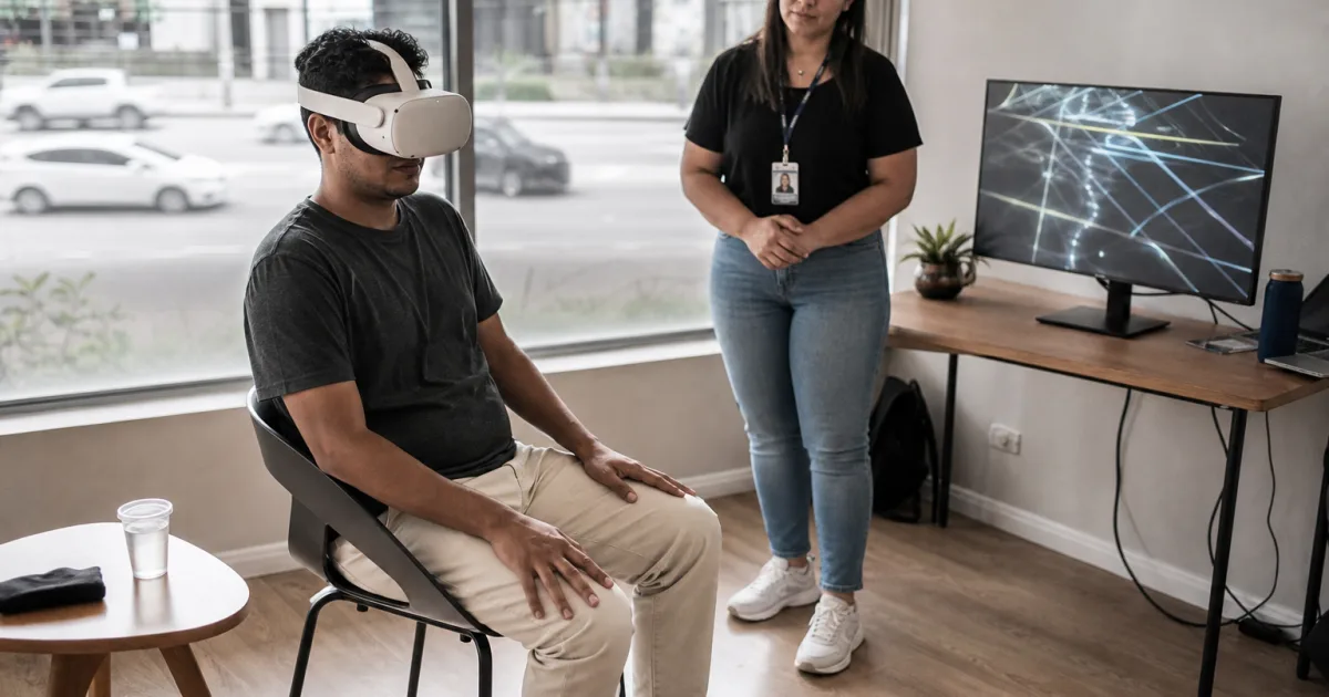 Mit dem Zug zur Arbeit: Was ein VR-Training für mehr Selbstständigkeit leisten kann