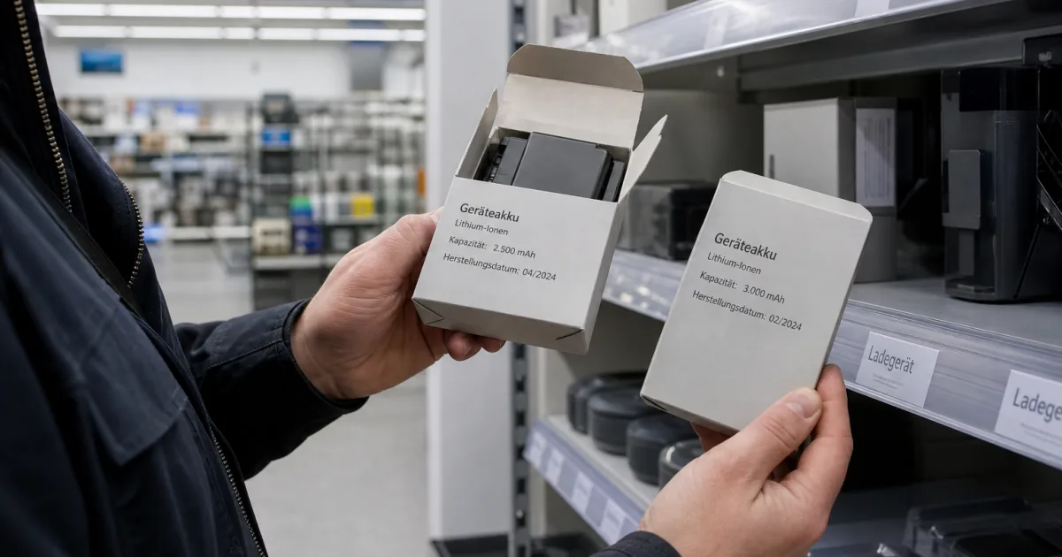 Akku-Kauf ohne Fehlgriff: Was das EU-Batterielabel verrät – und was nicht