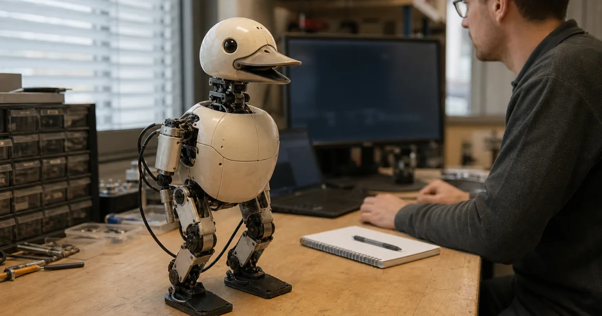 Eigene Roboterbewegungen trainieren – Microduck setzt auf Simulation und offenen Code