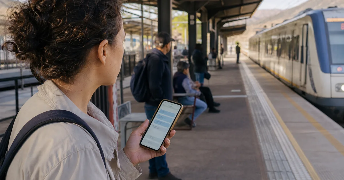 Chiles neue Bahnplattform bündelt Tickets und Änderungen – Barrierefreiheit bleibt der Praxistest