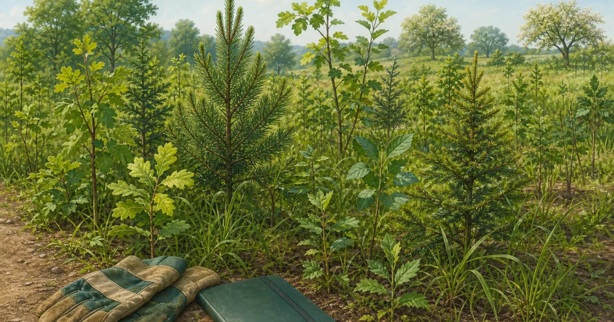 Schulklimawald Hiddenhausen: Lernen nach dem Pflanztag