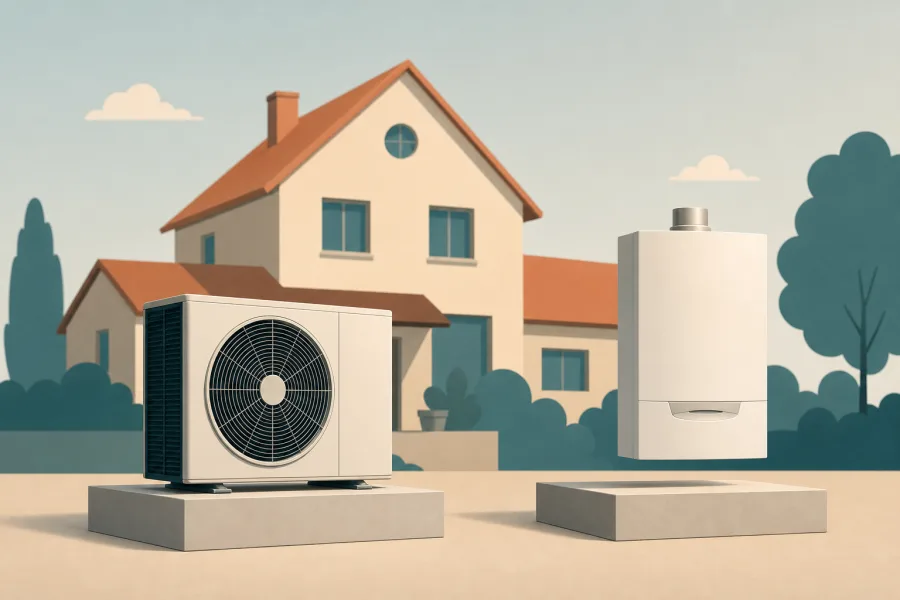 Wärmepumpe oder Gas: Wann teurer Strom günstiger heizt