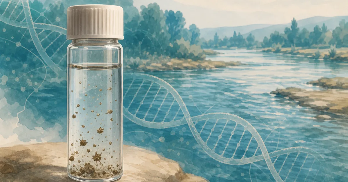 Alte Flussproben: Wie DNA den Wandel der Fischwelt sichtbar macht