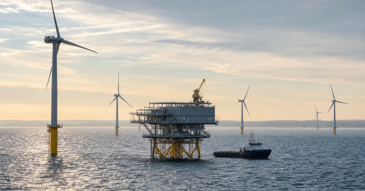 Vor Rügen kommt Windstrom an Land: Windanker speist erstmals ins deutsche Netz