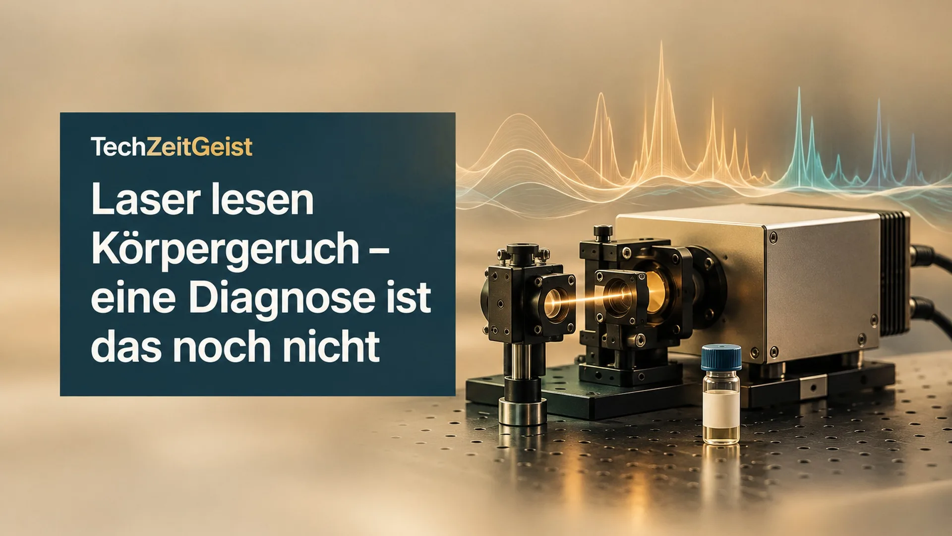 Redaktionelle Illustration: Laser lesen Körpergeruch – eine Diagnose ist das noch nicht