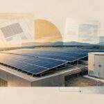 Redaktionelle Illustration: Solaranlage fertig, Strom wartet: Der Netzanschluss braucht auch Daten