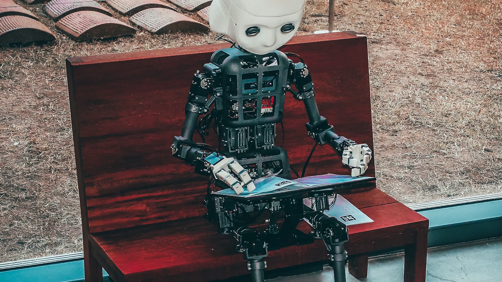 Abstrakte digitale Visualisierung zu künstlicher Intelligenz und Kennzeichnung