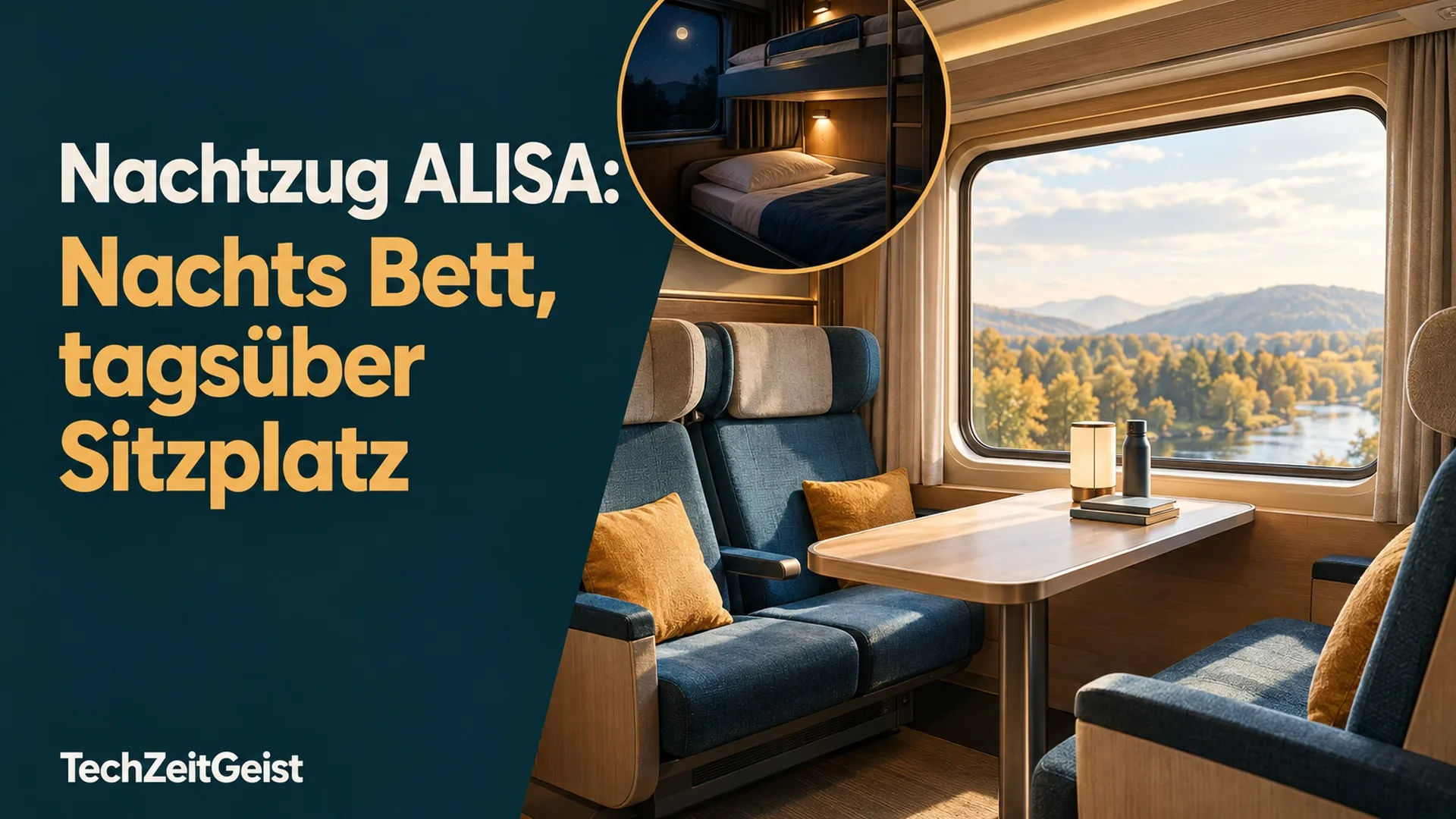 Magazinbild mit einer symbolischen Zugkabine und der vollständigen Überschrift zum ALISA-Konzept.