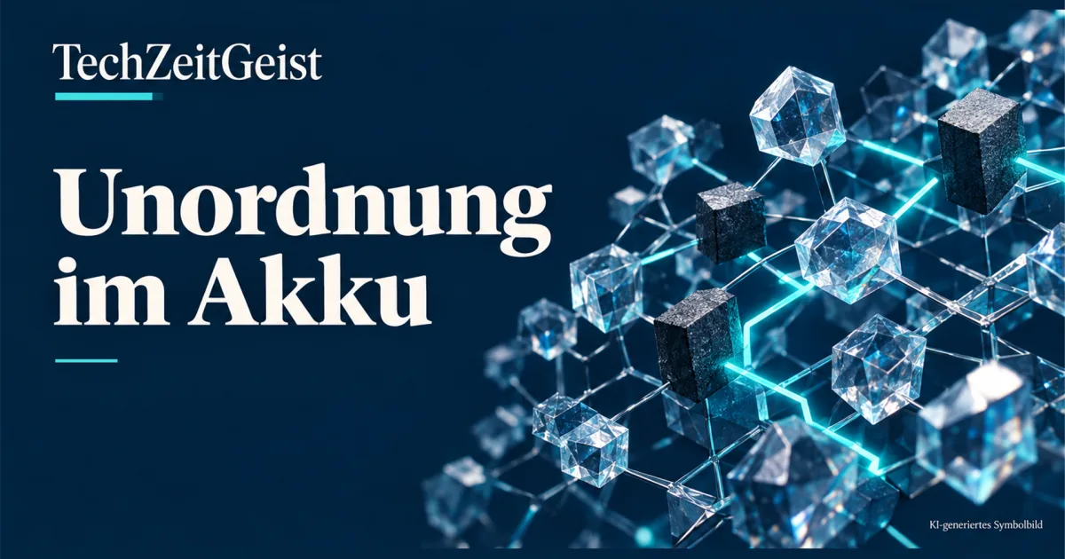 Bessere Akkus durch Unordnung: Was Materialforschung über Fortschritt verrät
