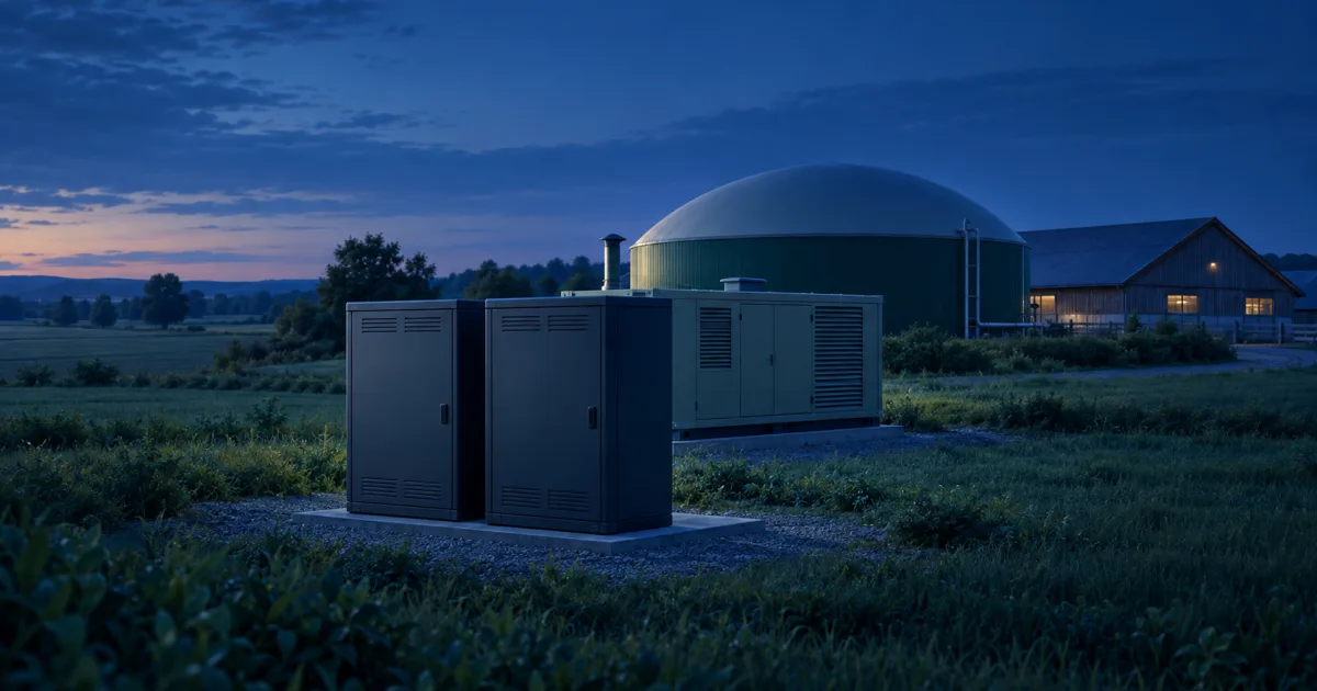 Biogas und Batterie: Stromkosten senken ist noch keine Notstromversorgung
