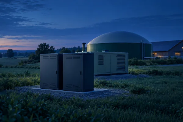 Biogas und Batterie: Stromkosten senken ist noch keine Notstromversorgung
