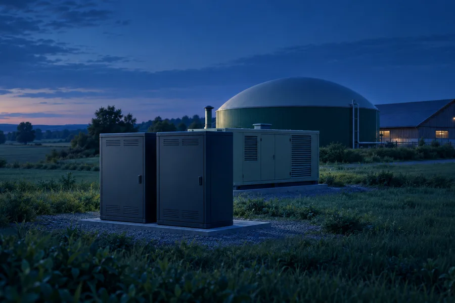 Biogas und Batterie: Stromkosten senken ist noch keine Notstromversorgung