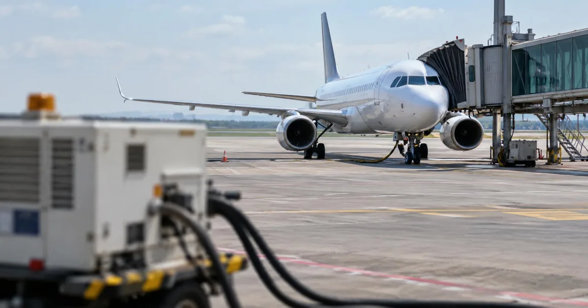 Am Gate wird’s leiser: Bodenstrom-Förderung für Flughäfen