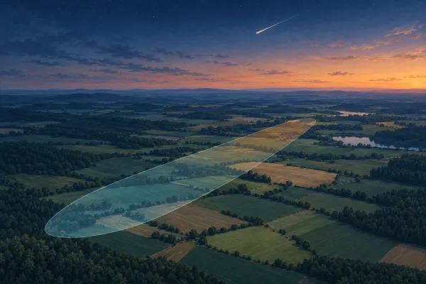 ESA-Werkzeug berechnet Meteoritenfundgebiete schon vor dem Eintritt
