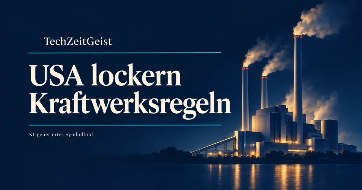 USA beschließen Rücknahme zentraler Klimaregeln für Kraftwerke