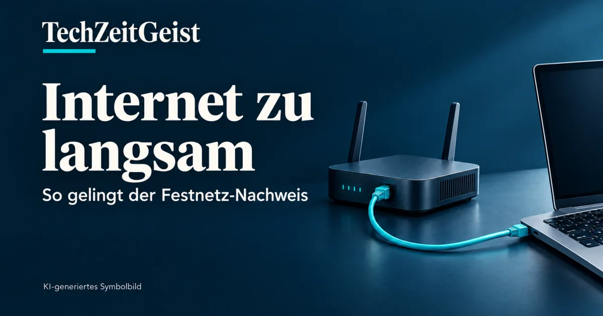 Internet zu langsam: So erstellst du ein Festnetz-Messprotokoll