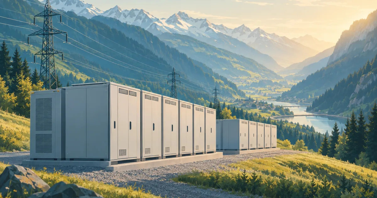 Axpo und energieUri nehmen zwei Batteriespeicher in Gurtnellen in Betrieb