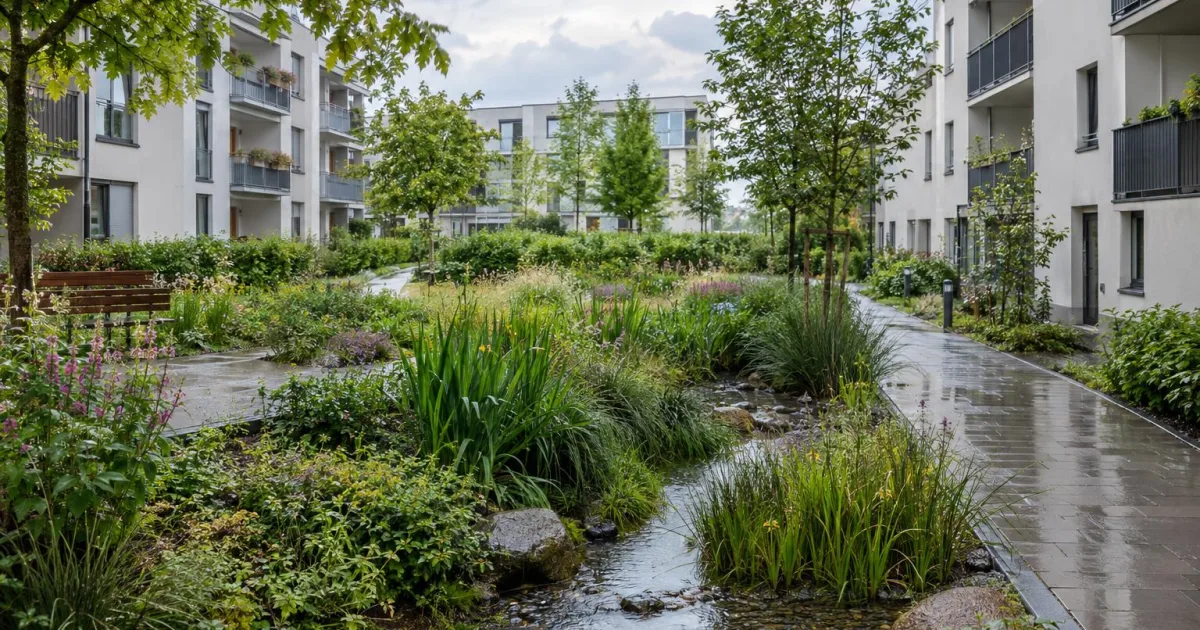 Lüner Wohnquartier nutzt Duschwasser für Toiletten und gewinnt Wärme zurück