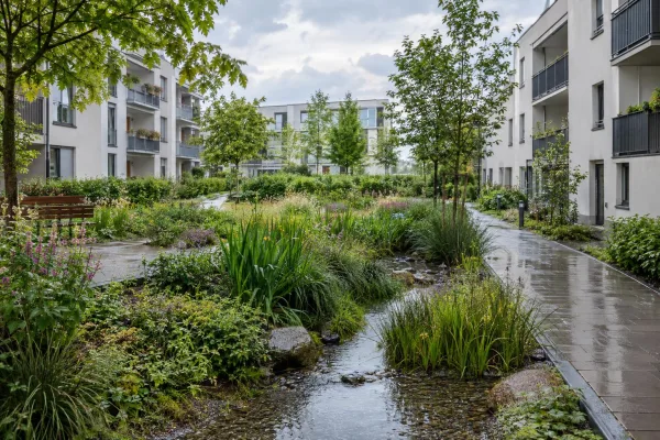 Lüner Wohnquartier nutzt Duschwasser für Toiletten und gewinnt Wärme zurück