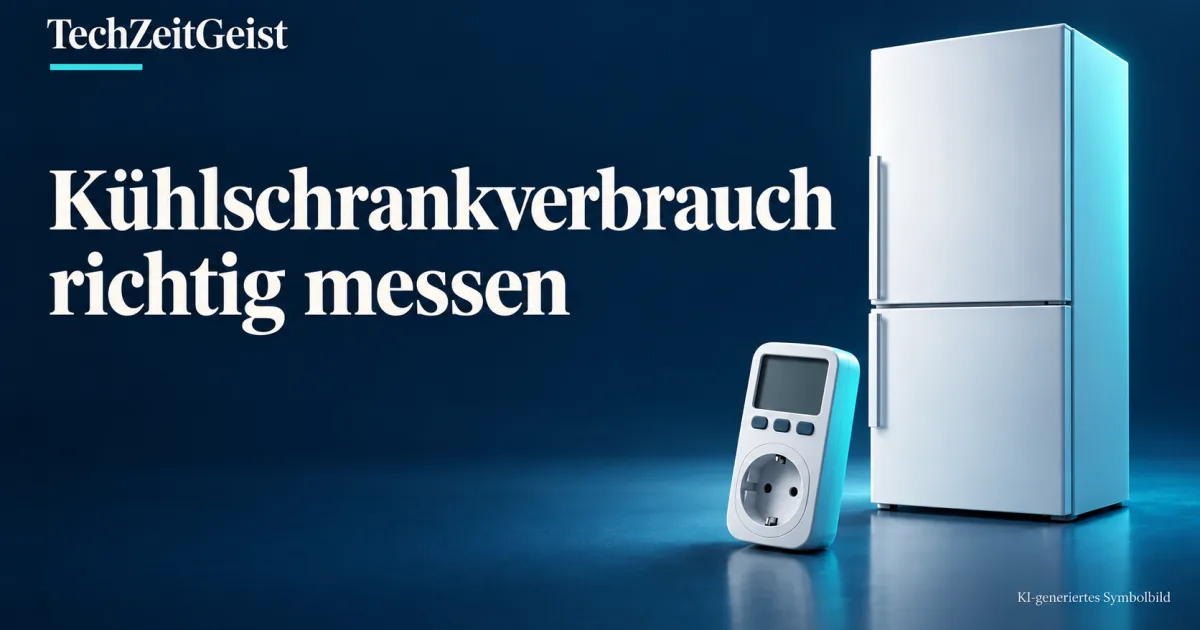 Kühlschrank-Stromverbrauch messen: In sieben Tagen zu brauchbaren Werten