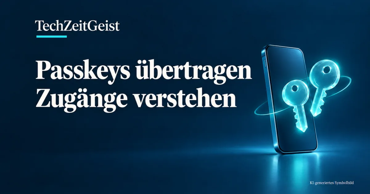 Passkeys wechseln den Tresor: Warum Kopien neue Verantwortung schaffen