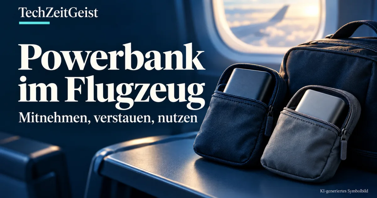 Powerbank im Flugzeug: Was bei Lufthansa und Ryanair erlaubt ist