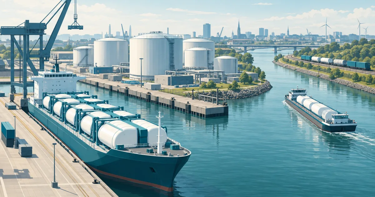 Studie prüft Wasserstoffimporte über Amsterdam nach Duisburg