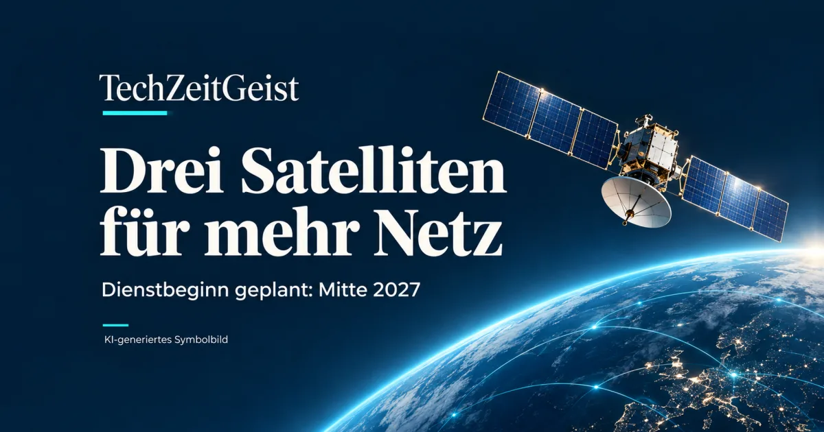 SES startet drei Internetsatelliten für den Netzausbau ab 2027