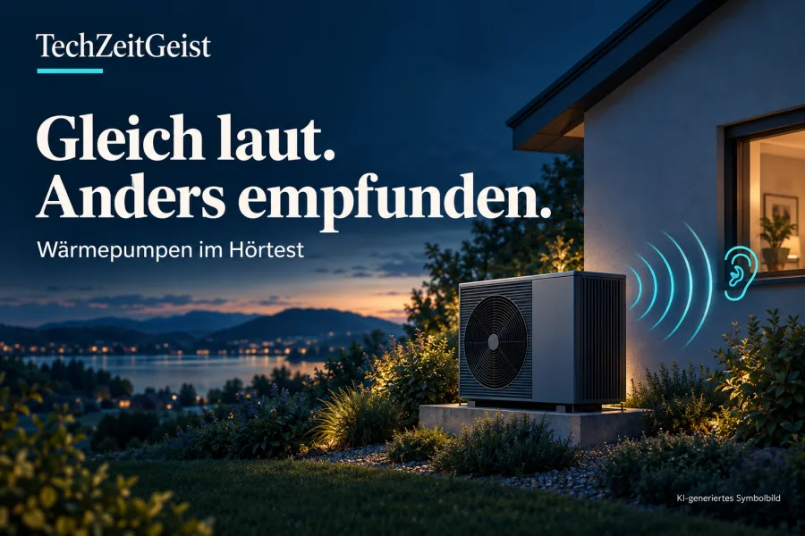 Wärmepumpen: Warum gleich laut nicht gleich angenehm ist