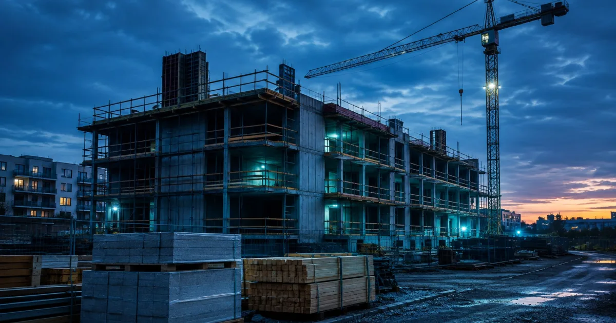 Warum höhere Zinsen am Bau stärker wirken als bei Dienstleistungen