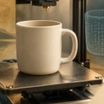 Symbolische redaktionelle Darstellung zum Thema KI entwirft, Menschen reparieren: InstructMesh macht 3D-Modelle bearbeitbar.