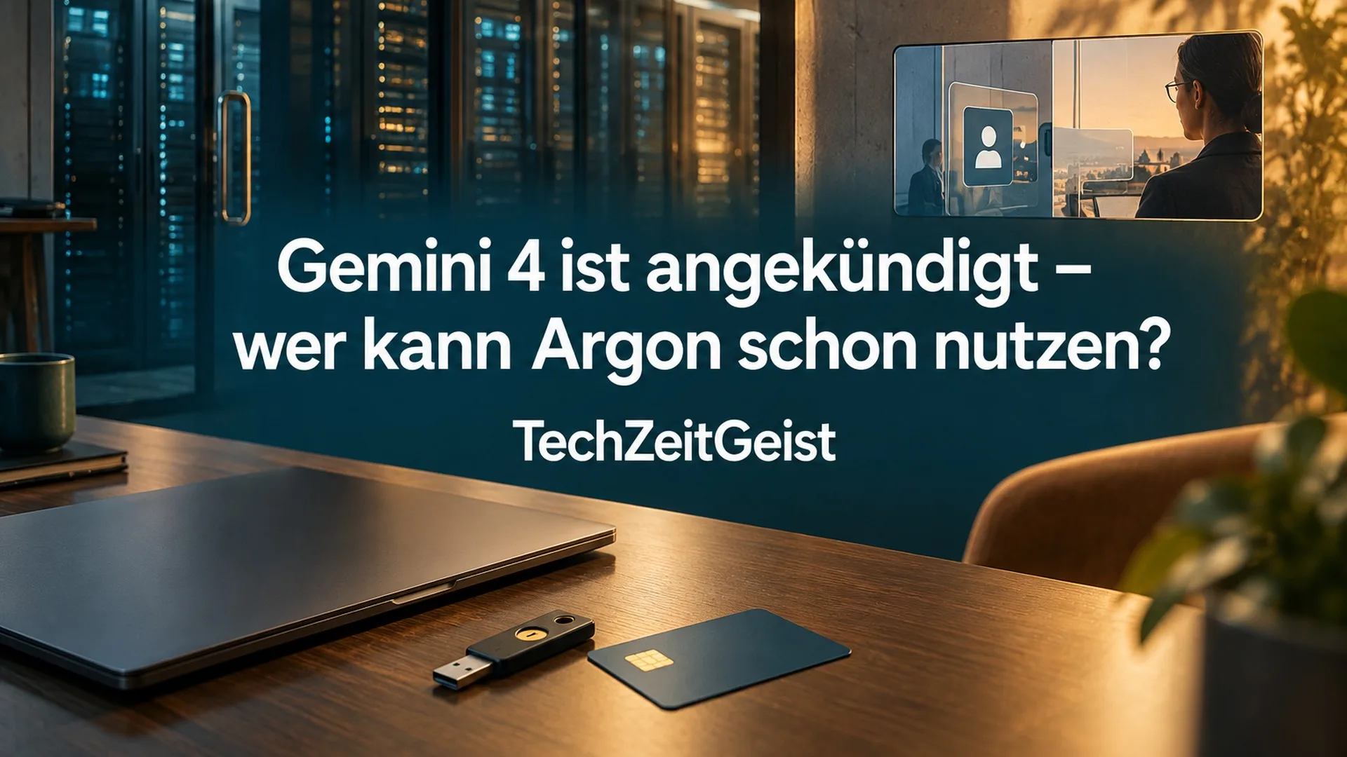 Sicherheitsarbeitsplatz mit der vollständigen Artikelüberschrift zu Gemini 4 Argon.