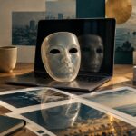 Konzeptionelle Illustration zum Thema KI-Desinformation: OpenAI beschreibt gefälschte Redaktionen und Experten