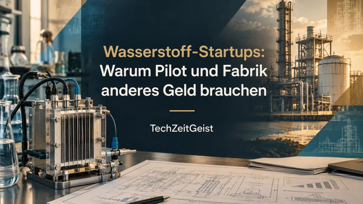 Wasserstoff-Pilotanlage und industrielle Produktion