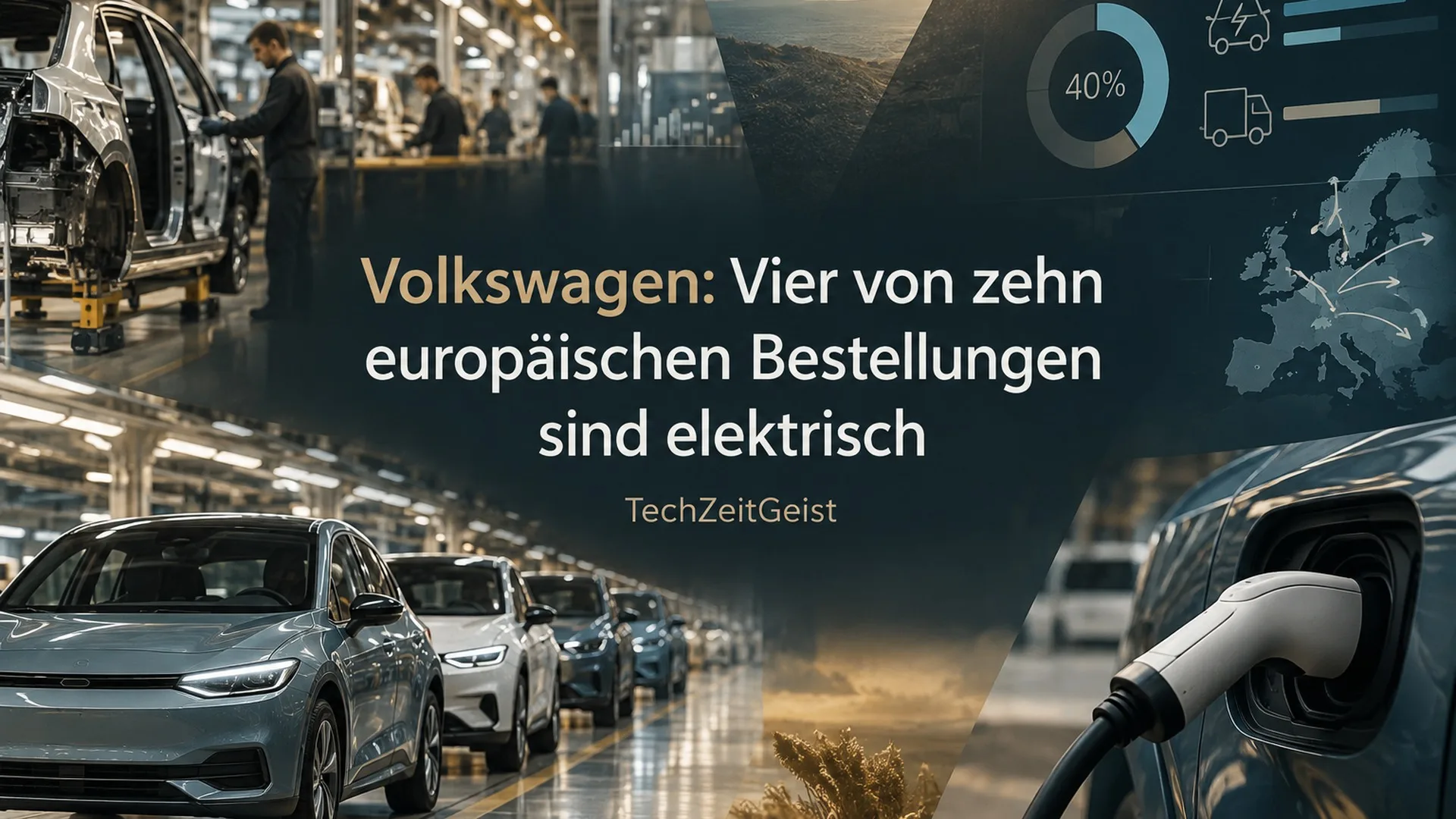Neutrale Fahrzeugfertigung und Bestellunterlagen als Symbol für Aufträge und Auslieferungen