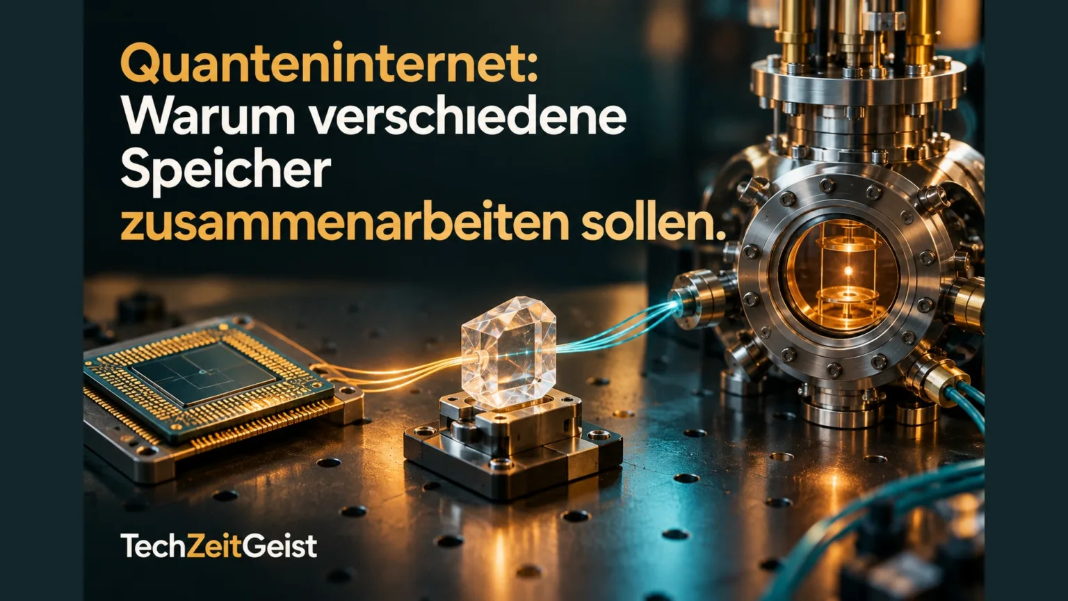 Quanteninternet: Warum verschiedene Speicher zusammenarbeiten sollen