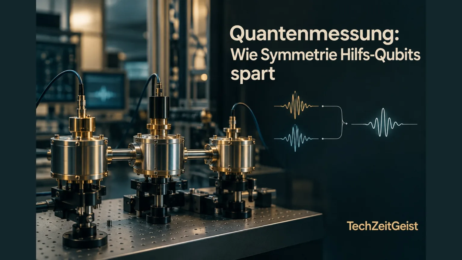 Quantenmessung: Wie Symmetrie Hilfs-Qubits spart