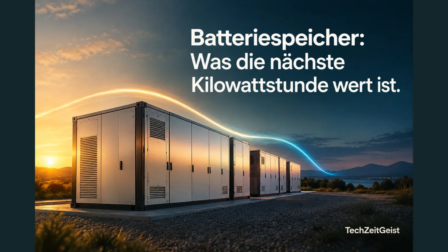 Batteriespeicher mit Artikelüberschrift zum Wert zusätzlicher Kapazität.