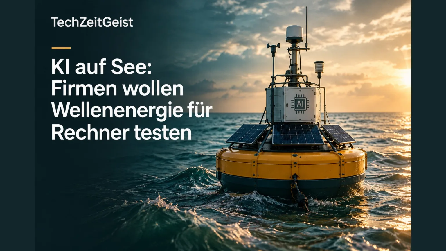Illustration einer Boje auf dem Meer und der Artikelüberschrift.