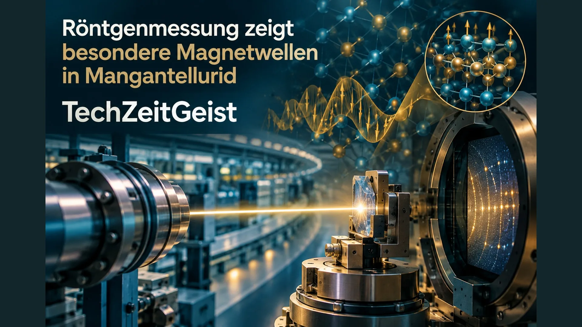 Symbolische Röntgenmessung und Artikelüberschrift